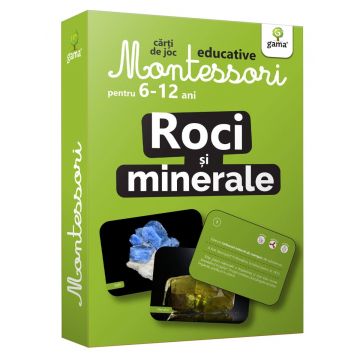 Roci si minerale (Carti de joc Montessori pentru 6-12 ani) (Gama)