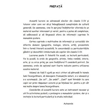 Cum? De ce? De unde? Cand? Cultura generala pentru clasele 1-4 (Niculescu)