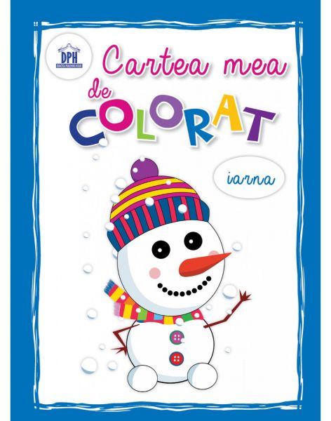 Cartea Mea De Colorat Iarna